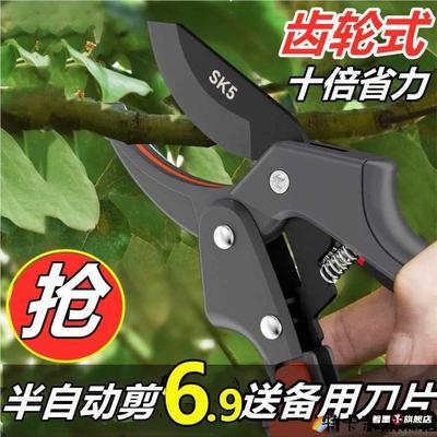 德国齿轮省力半自动园艺剪子花枝果树粗枝修枝剪家用进口SK5花剪