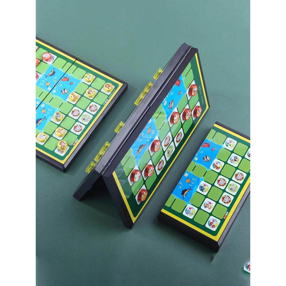 新款斗兽棋儿童小学生大号卡通益智游戏动物2人带磁性成功可折叠