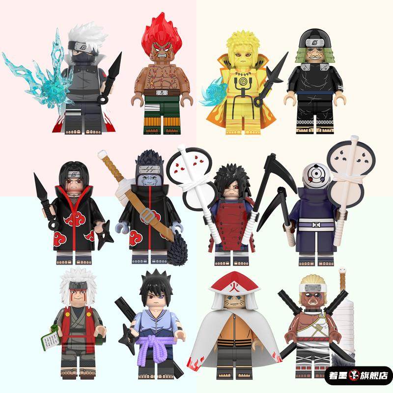 国产益智幻影第三方忍者积木人仔漩涡鸣人宇智波斑晓组织拼装玩具,模玩/动漫/周边/娃圈三坑/桌游,潮玩盲盒,淘宝优惠券,粉丝福利购,淘宝优惠卷