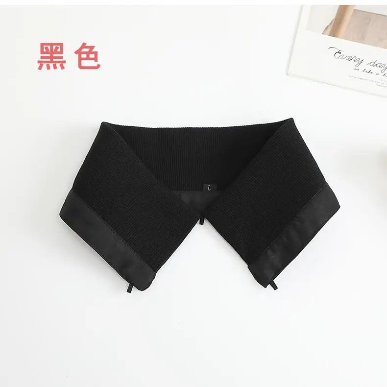 羽绒服衣领防脏神器配件包边领子替换螺纹保护套棉衣护领针织假领
