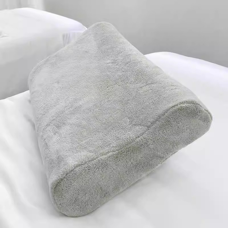 夏季美容床专用枕头美容院慢回弹记忆棉枕按摩床美容枕推拿枕头