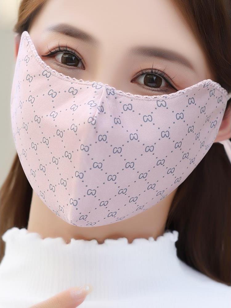 布面膜可水洗纯棉夏季薄防晒紫外线防尘护眼时尚时尚男女春夏