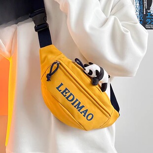 男童胸包斜挎包男儿童男孩背包挎包青少年帅气小包包男生大童腰包