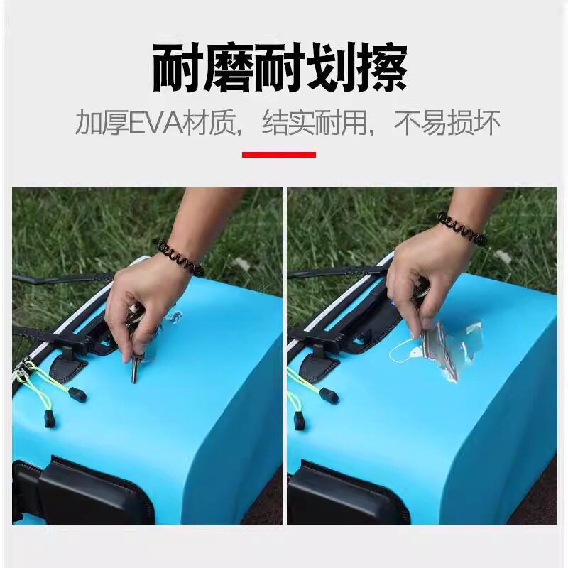 野钓鱼箱带氧气泵折叠鱼桶专用大号装鱼桶带增氧泵钓鱼桶eva2026