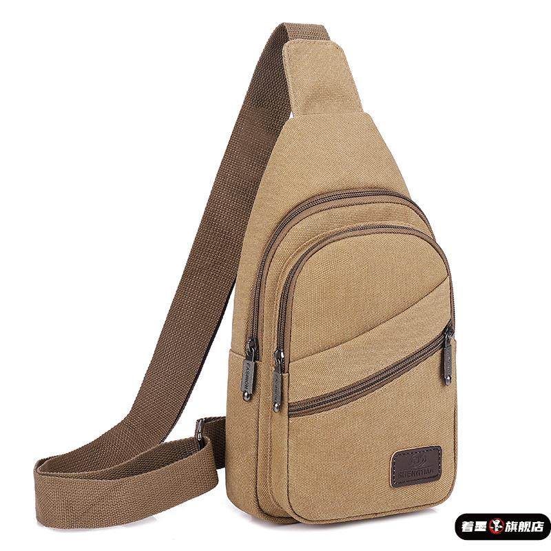 2025新款潮男士单肩斜挎包男户外胸前背包休闲帆布挎包胸包小包包,箱包皮具/热销女包/男包,男士包袋,淘宝优惠券,粉丝福利购,淘宝优惠卷