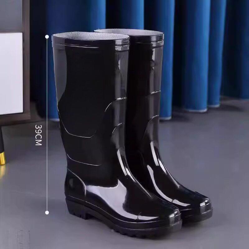 水鞋男款中筒防臭胶鞋雨鞋女款雨靴女士长筒加厚防水防滑外穿短筒图片