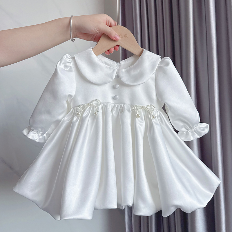 周岁抓周礼服女宝公主裙