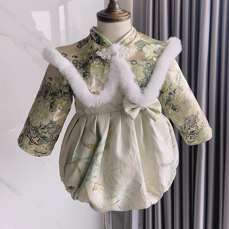 周岁礼服女宝宝新款中国风