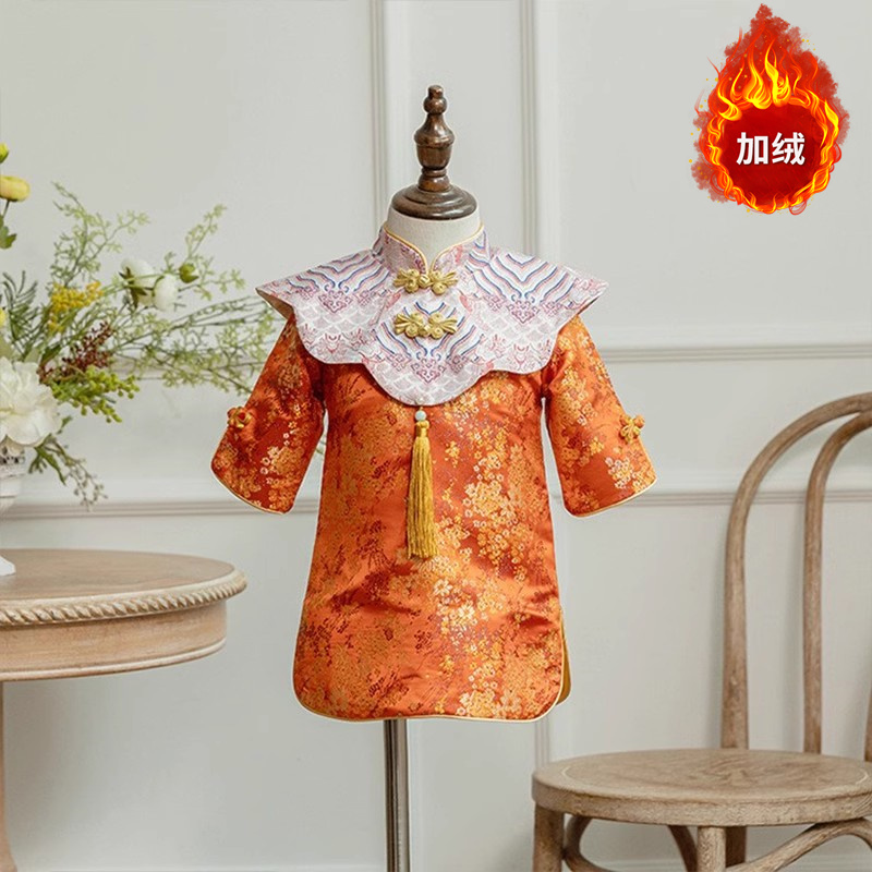 女宝宝唐装旗袍公主裙