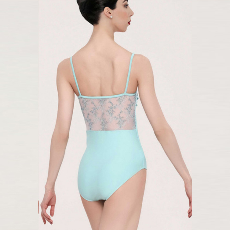 WEARMOI芭蕾体服刺绣网纱