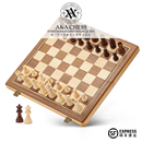 CHESS A&A 领御 高档磁性实木国际象棋套装 折叠盒便携易收纳礼品