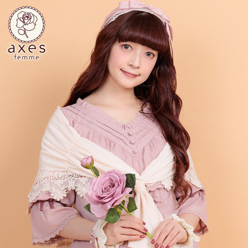 axesfemme秋季蕾丝拼接洛丽塔