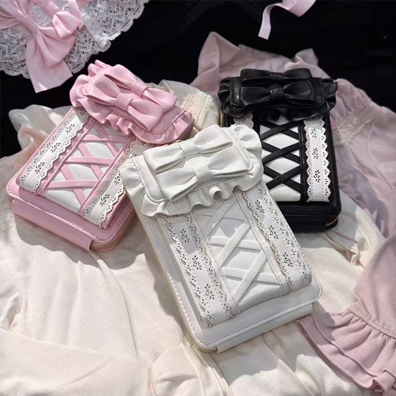 axesfemme洛丽塔甜美风单肩小包