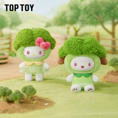 TOPTOY三丽鸥蔬果mini系列毛绒挂饰盲盒hellokitty挂件玩偶礼物