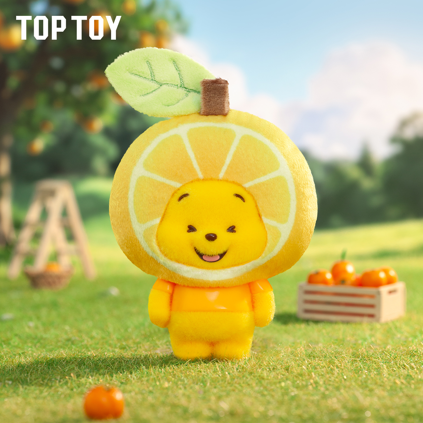 TOPTOY迪士尼小熊维尼小小果圃系列手办维尼熊盲盒可爱摆件礼物