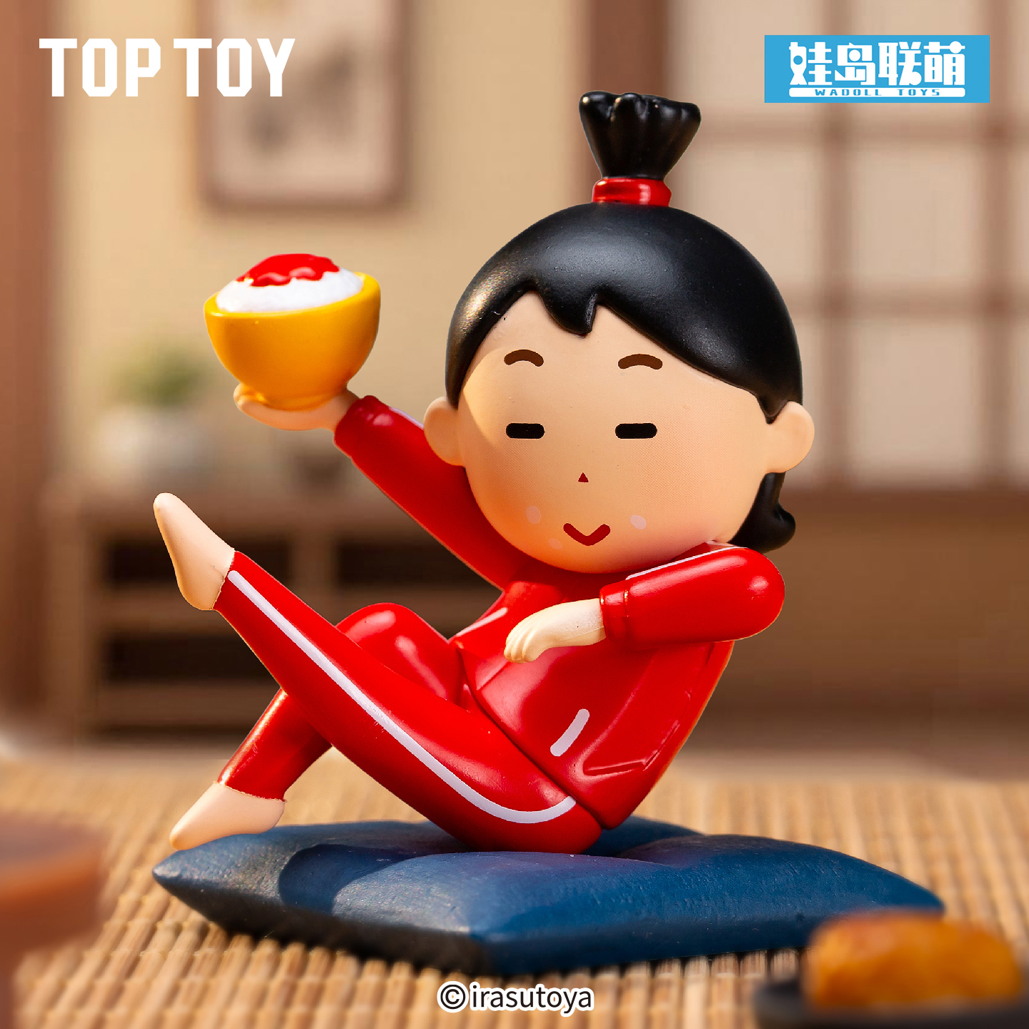 TOPTOY插画小人-恭喜又活了一天系列趴趴盲盒车载搞怪摆件抽象