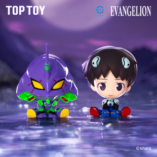 TOPTOY EVA新世纪福音战士MINI坐坐系列盲盒可爱玩具手办摆件礼物