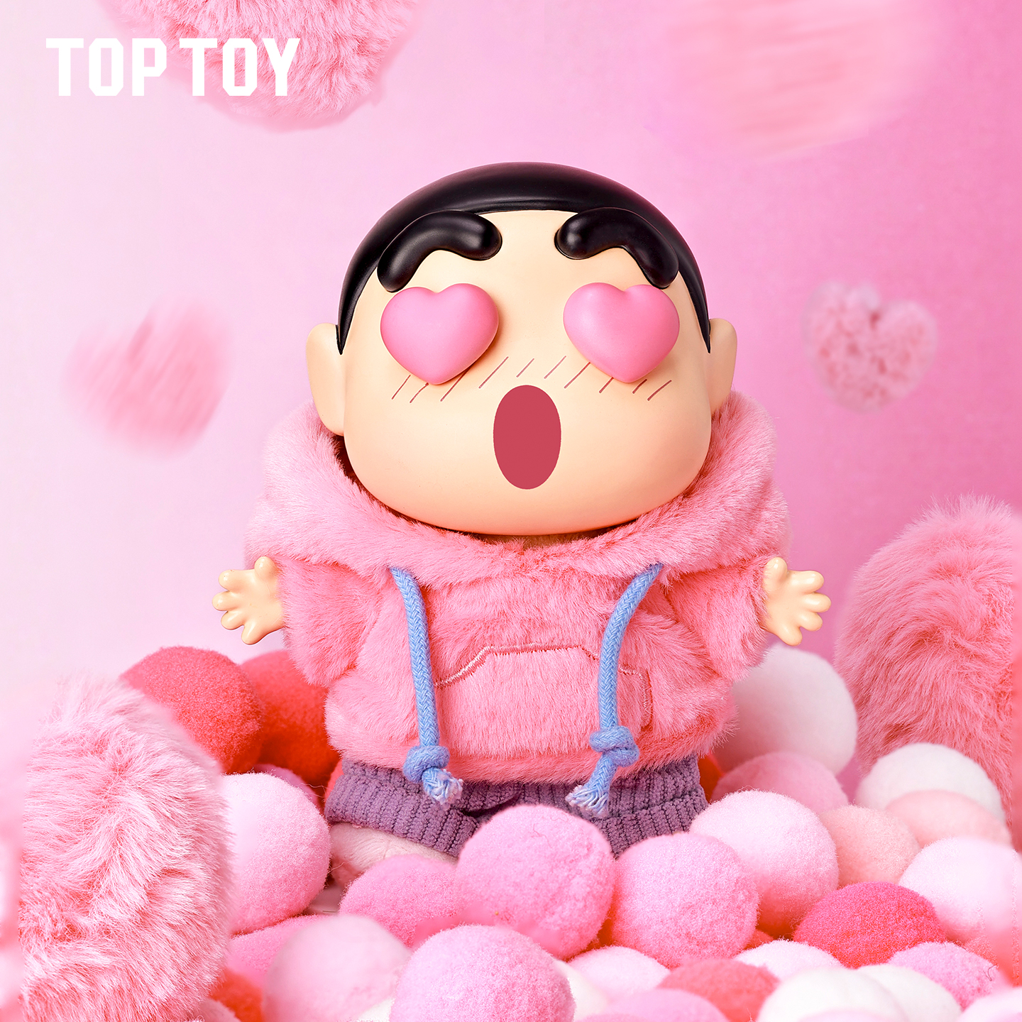 TOPTOY蜡笔小新情绪多巴胺搪胶