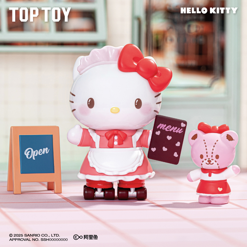 TOPTOY三丽鸥家族轮滑西餐厅