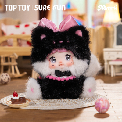 TOPTOYNommi糯米儿-坐坐动物园系列毛绒盲盒桌面礼物摆件送女生