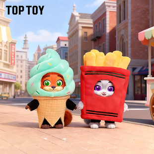 TOPTOY迪士尼疯狂动物城伪装 者毛绒盲盒挂件朱迪尼克玩偶礼物女生