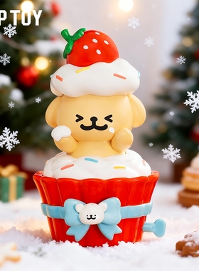 TOPTOY线条小狗烘焙日记系列可动手办盲盒玩具摆件送女生新年礼物