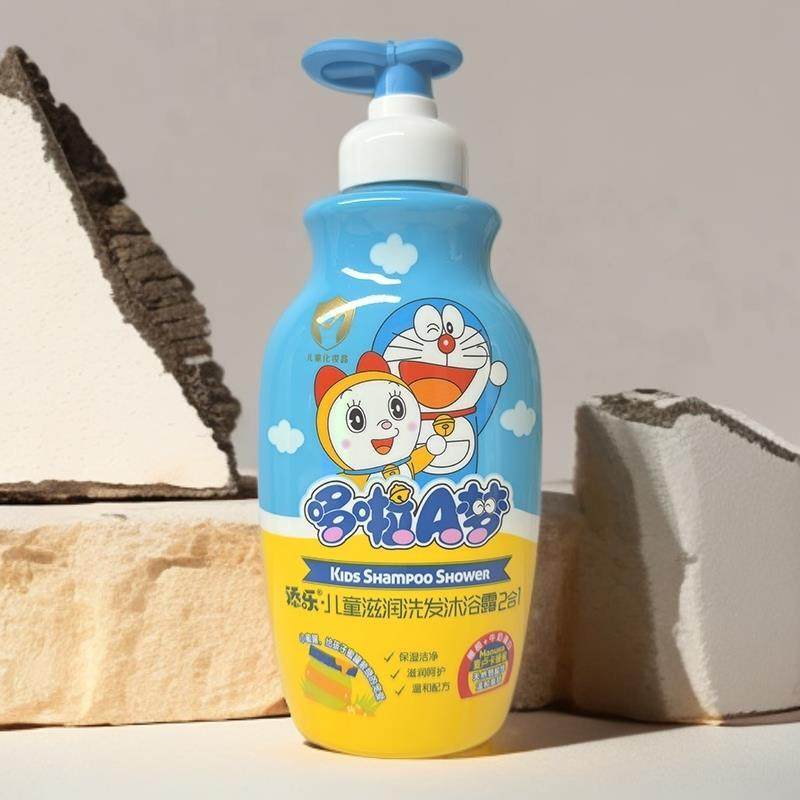 添乐哆啦A梦儿童滋润二合一洗发沐浴露滋润温和宝宝儿童洗发水