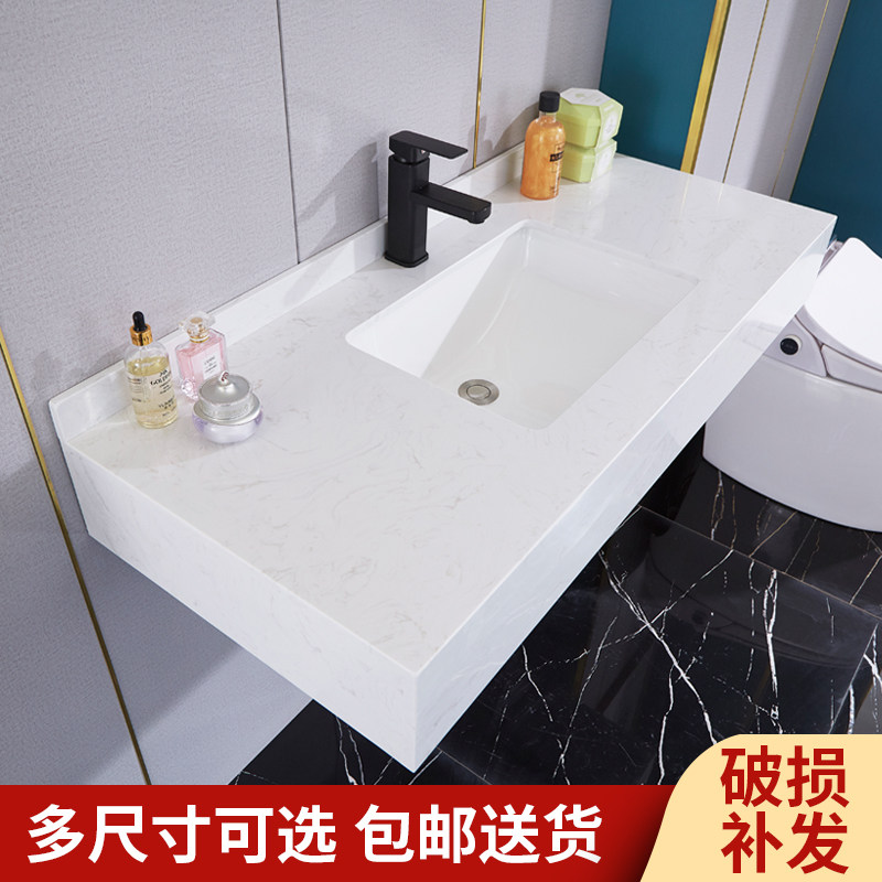 大理石洗脸盆酒店专用宾馆洗漱台台盆卫生间洗手洗脸盆面盆台下盆