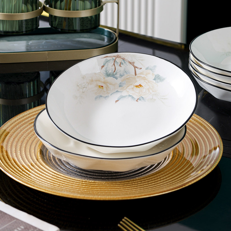 盘子家用高级感创意陶瓷餐具菜碟套装2025新款特别好看的网红菜盘,餐饮具,盘,淘宝优惠券,粉丝福利购,淘宝优惠卷