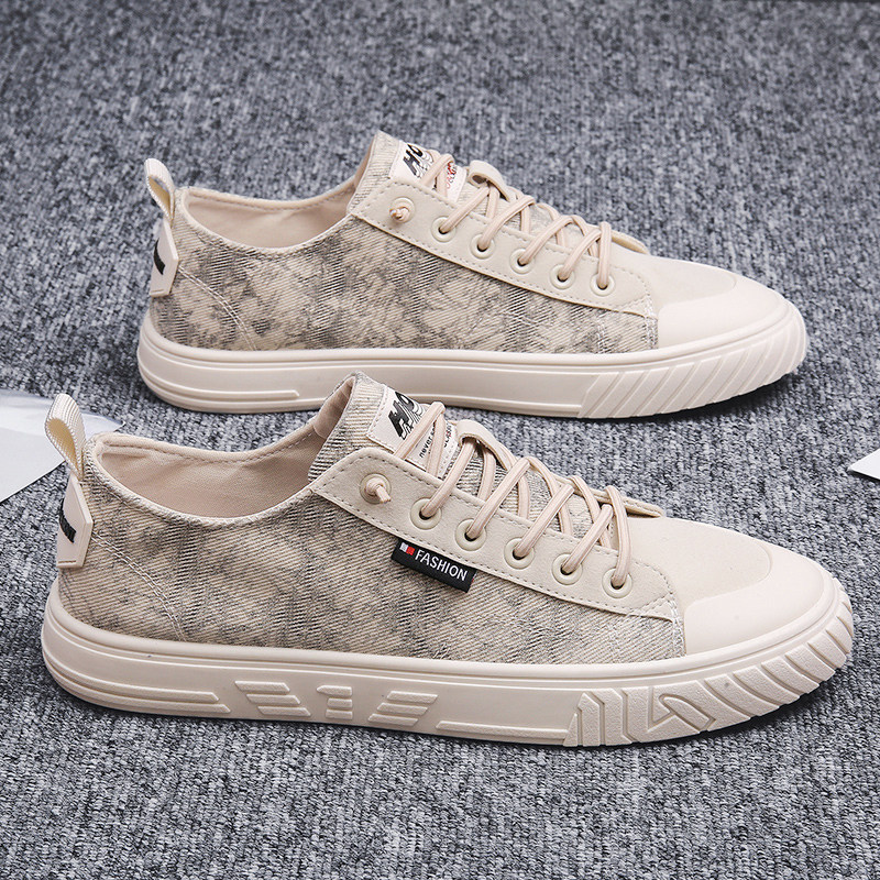 帆布男鞋秋季潮流百搭休闲板鞋透气防臭老北京布鞋懒人一脚蹬潮鞋,流行男鞋,帆布鞋,淘宝优惠券,粉丝福利购,淘宝优惠卷