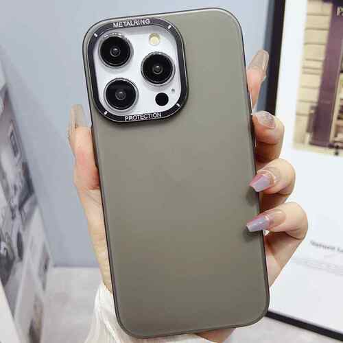 适用iphone15手机壳PC磨砂苹果15pro轻奢风14小众13硬壳12透明13p