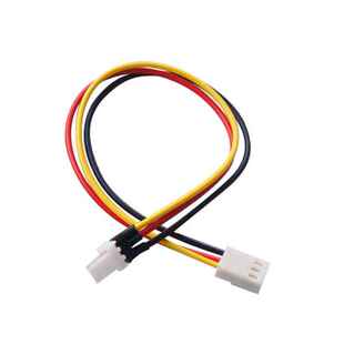 电脑风扇3pin转接线 机箱风扇加长线 3针CPU风扇主板延长线