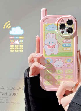 复古大哥大适用iPhone14苹果XR手机壳11创意13promax光油15代发13