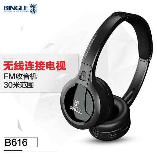 宾果Bingle B616无线耳机头戴式麦克风耳麦电脑电视FM收音手机TV