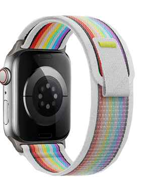 适用苹果Apple Watch Ultra2野径回环尼龙iwatch Series9手表表带