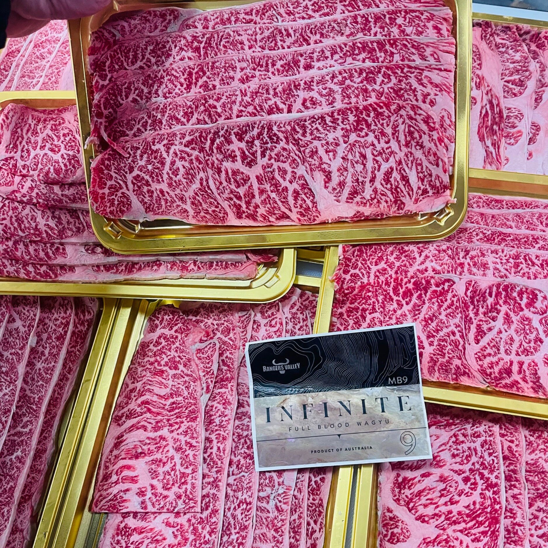 2斤澳洲m9英菲尼迪羽下肉火锅片