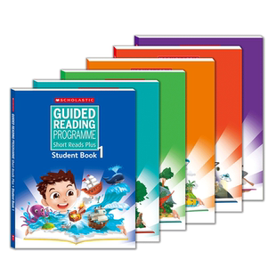 美国学乐分级阅读Short Reads Plus 123456级 学生书+练习册+读书笔记  送音频  送教学PPT  scholastic 小学英语分级阅读 SRP