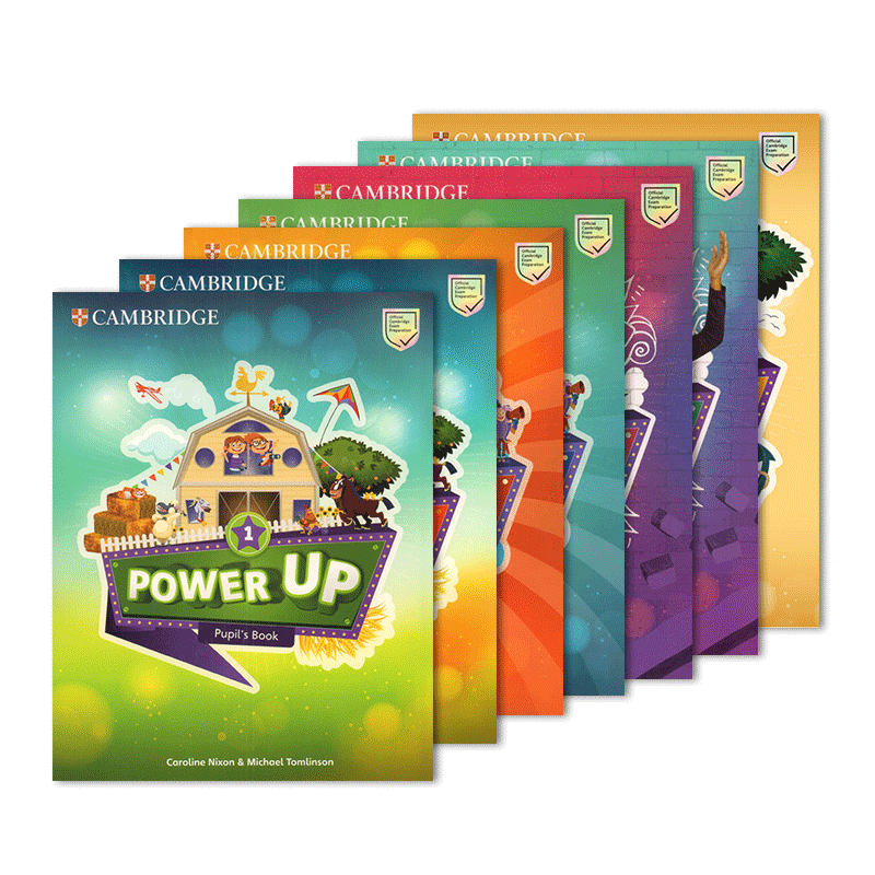 正版现货 北京发货 剑桥Power Up S123456级 剑桥少儿英语教材原版学生书练习册账号活动手册三本 原版进口 