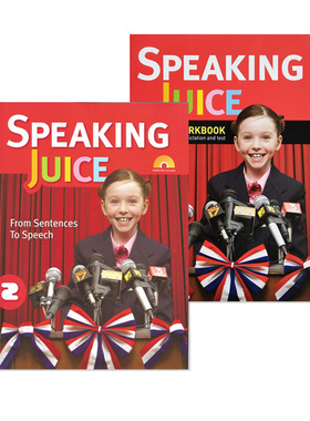 正版单项口语英语教材Speaking Juice 2级别学生套装学生书+练习册+CD