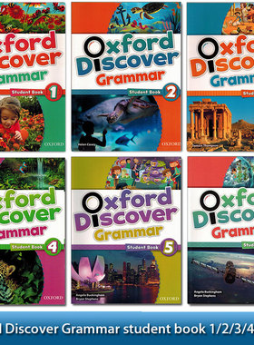 现货包邮英国牛津大学Oxford Discover Grammar 123456级别 语法书student book 配套语法寒暑假短期语法课程