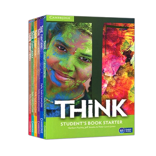 剑桥Think 教材 剑桥大学出版社初中英语教材 培训机构外国语学校英语综合教材 正版套装 starter12345全套 学生书+练习册新版现货