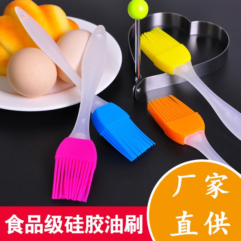 厂家直销烘焙工具硅胶烧烤刷子BBQ耐高温油刷厨房调料刷烧烤工具