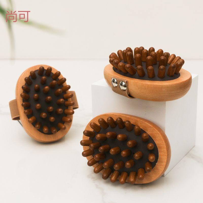 网红实木经络刷疏通络按摩刷身体刷干刷刷腿全身通用刮痧仪器神器