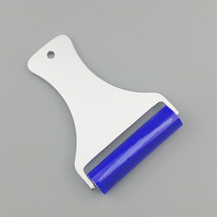 硅胶滚轮 矽胶除尘粘尘滚轮胶辊滚筒手机贴膜压屏 铝片柄包邮