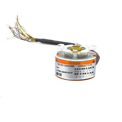 雷迎UVW编码器 LY48-1024P4-L6-5V原装正品增量式空心轴 质保一年