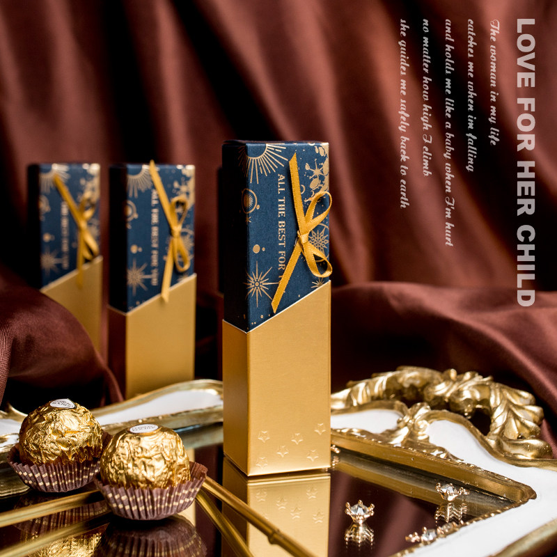 MISS XIU婚品[吻]新款结婚星空 喜糖盒子 瑞士莲糖盒 长方形纸盒,模玩/动漫/周边/娃圈三坑/桌游,模型制作工具/辅料耗材,淘宝优惠券,粉丝福利购,淘宝优惠卷