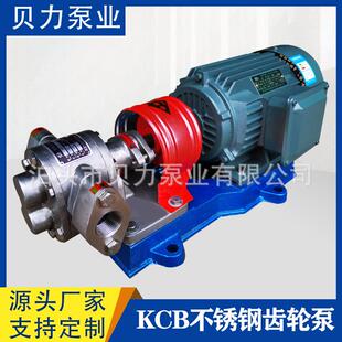 KCB55不锈钢齿轮泵每分钟55升口径32mm电动自吸化工泵不锈钢泵