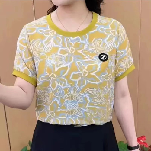 大码T恤宽松遮肚时尚洋气