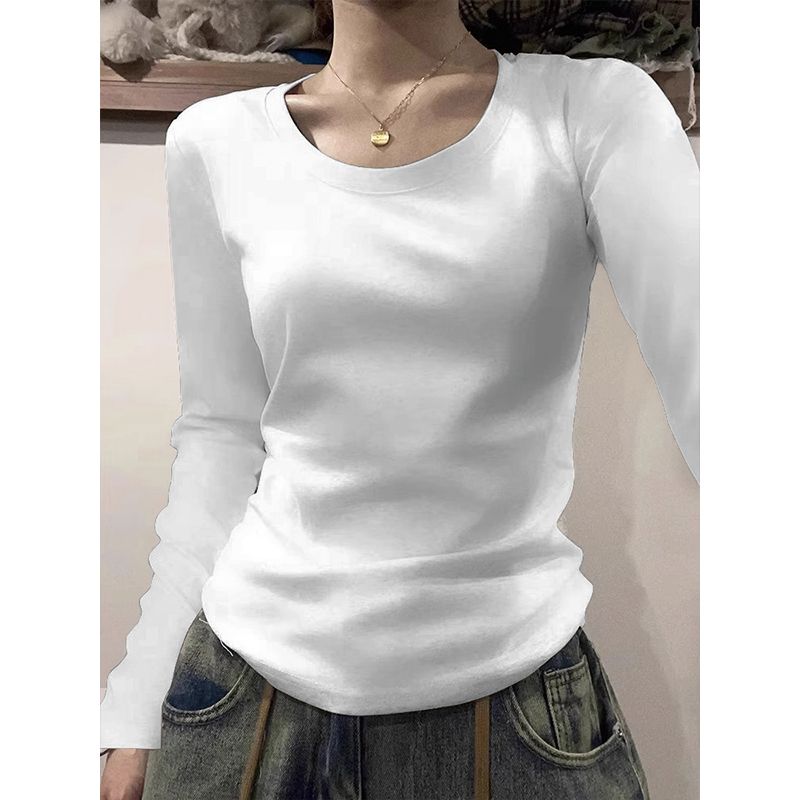 2026秋冬新款内搭德绒圆领打底衫