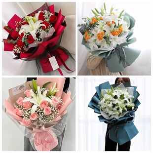 吉安县新干县永丰县泰和县同城鲜花店情人玫瑰百合送朋友长辈老婆